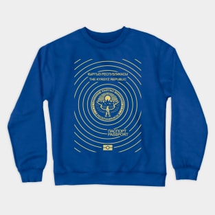 Kyrgyzstan Biometric passport Crewneck Sweatshirt